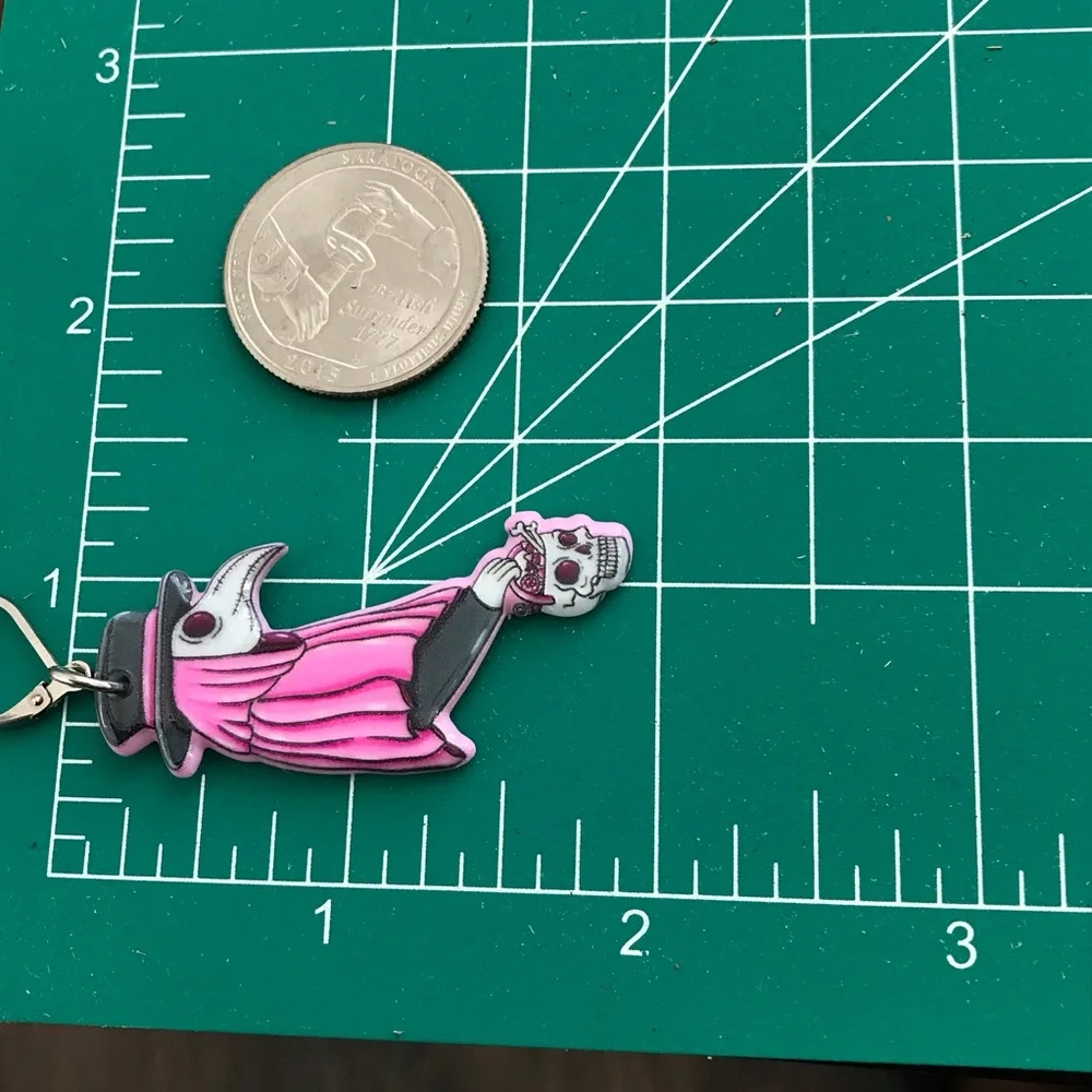 🆕 Blood Bag Type B and AB with The Plague Earrings - Picture 3 of 4